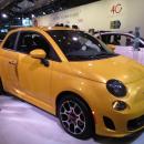 Yellow Fiat 500 NYIAS 2013