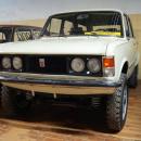 Polski Fiat 125p kombi 4x4 - Muzeum w Chlewiskach